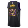 NBA Mænd Trøje Los Angeles Lakers Lebron James 2025-26 Nike City Edition Sort Swingman